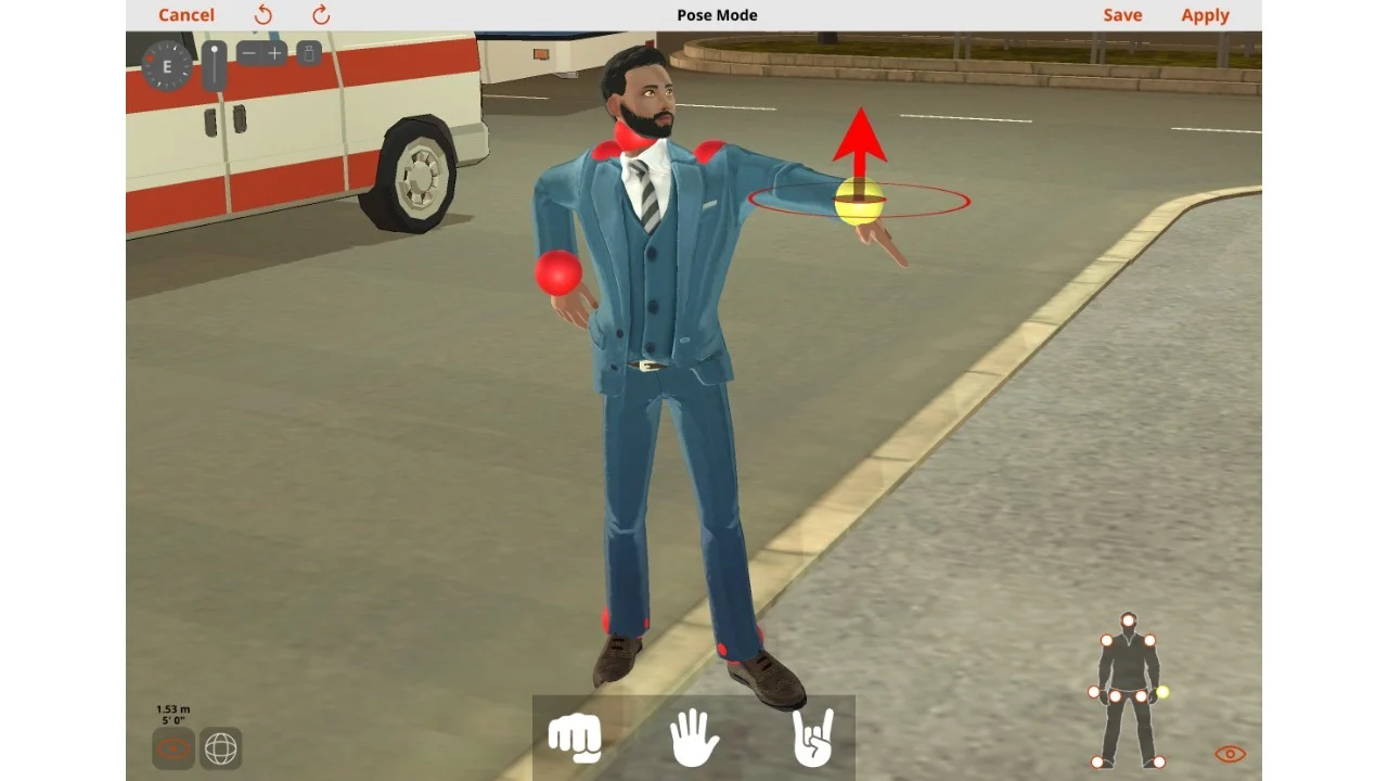 Previs Pro Launch marketing strategy pose mode Previs Pro Launch marketing strategy - pose mode on Previs Pro interface
